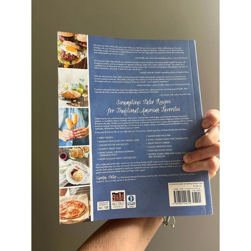 All-American Paleo Table Cookbook Caroline Potter Grain-Free Homestyle‎ Recipes